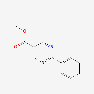 molecular formula C13H12N2O2 B1337130 2-苯基嘧啶-5-羧酸乙酯 CAS No. 85386-14-7
