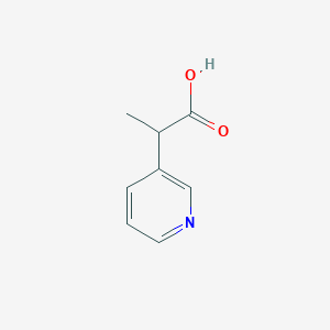 molecular formula C8H9NO2 B1337133 2-(吡啶-3-基)丙酸 CAS No. 90005-62-2