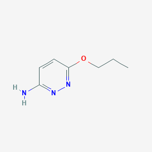 molecular formula C7H11N3O B1337134 6-丙氧基哒嗪-3-胺 CAS No. 90008-50-7