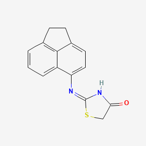 2-(1,2-Dihydro-5-acenaphthylenylimino)-1,3-thiazolidin-4-one