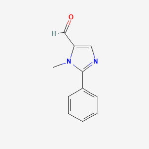 B1337153 1-methyl-2-phenyl-1H-imidazole-5-carbaldehyde CAS No. 94938-03-1
