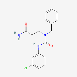 3-{Benzyl[(3-chloroanilino)carbonyl]amino}propanamide