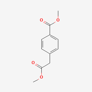 molecular formula C11H12O4 B1337154 4-(2-甲氧基-2-氧代乙基)苯甲酸甲酯 CAS No. 52787-14-1