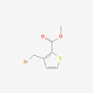 molecular formula C7H7BrO2S B1337156 3-(溴甲基)噻吩-2-甲酸甲酯 CAS No. 59961-15-8
