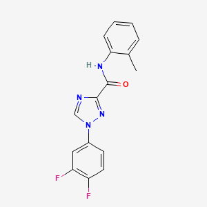 1-(3,4-difluorophenyl)-N-(2-methylphenyl)-1H-1,2,4-triazole-3-carboxamide