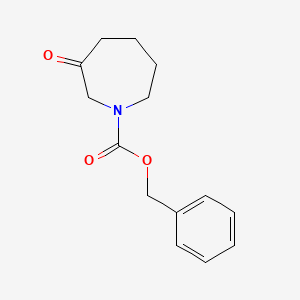 molecular formula C14H17NO3 B1337158 苯甲基 3-氧代氮杂环己烷-1-羧酸酯 CAS No. 1025828-21-0