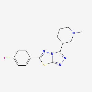 6-(4-Fluorophenyl)-3-(1-methyl-3-piperidinyl)[1,2,4]triazolo[3,4-b][1,3,4]thiadiazole