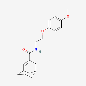 N-[2-(4-methoxyphenoxy)ethyl]-1-adamantanecarboxamide