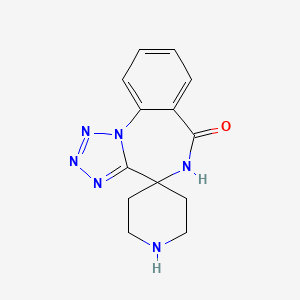 5',6'-Dihydrospiro(piperidine-2,4'-tetraazolo[1,5-a][1,4]benzodiazepine)-6'-one