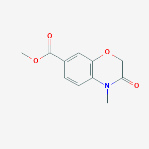 B1337167 methyl 4-methyl-3-oxo-3,4-dihydro-2H-1,4-benzoxazine-7-carboxylate CAS No. 201294-27-1