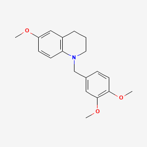 1-(3,4-Dimethoxybenzyl)-6-methoxy-1,2,3,4-tetrahydroquinoline