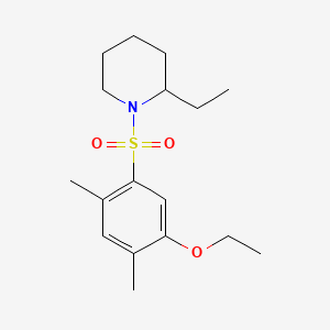 1-[(5-Ethoxy-2,4-dimethylphenyl)sulfonyl]-2-ethylpiperidine