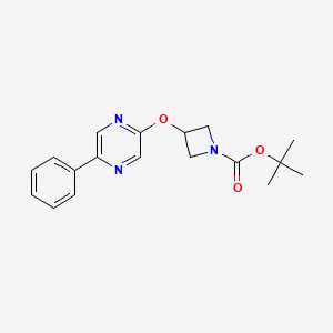 Tert-butyl 3-[(5-phenyl-2-pyrazinyl)oxy]-1-azetidinecarboxylate