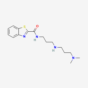 N-(3-{[3-(dimethylamino)propyl]amino}propyl)-1,3-benzothiazole-2-carboxamide