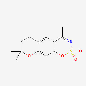 4,8,8-trimethyl-7,8-dihydro-6H-chromeno[6,7-e][1,2,3]oxathiazine 2,2-dioxide