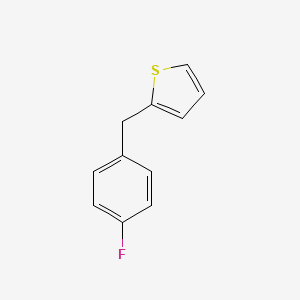 B1337178 2-(4-Fluorobenzyl)thiophene CAS No. 63877-96-3