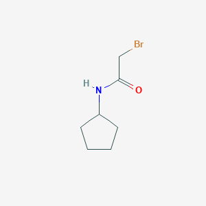 molecular formula C7H12BrNO B1337179 2-溴-N-环戊基乙酰胺 CAS No. 883521-80-0