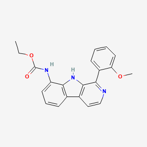 ethyl 1-(2-methoxyphenyl)-9H-beta-carbolin-8-ylcarbamate