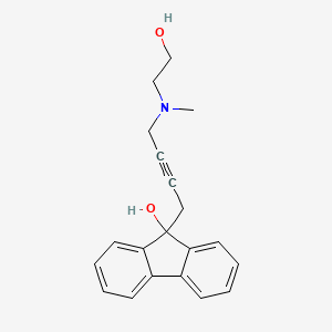 9-{4-[(2-hydroxyethyl)(methyl)amino]-2-butynyl}-9H-fluoren-9-ol