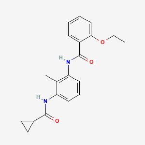 N-{3-[(cyclopropylcarbonyl)amino]-2-methylphenyl}-2-ethoxybenzamide