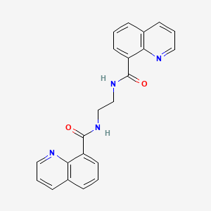 N-{2-[(8-quinolinylcarbonyl)amino]ethyl}-8-quinolinecarboxamide