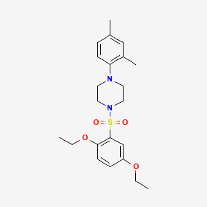 1-[(2,5-Diethoxyphenyl)sulfonyl]-4-(2,4-dimethylphenyl)piperazine