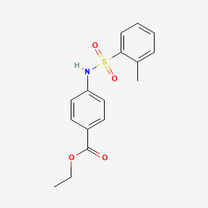 Ethyl 4-{[(2-methylphenyl)sulfonyl]amino}benzoate