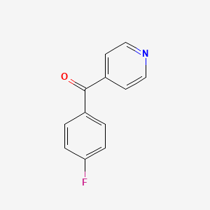 molecular formula C12H8FNO B1337225 (4-氟苯基)(吡啶-4-基)甲酮 CAS No. 41538-36-7