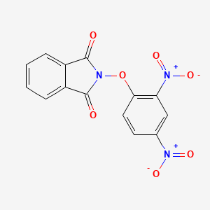 molecular formula C14H7N3O7 B1337239 2-(2,4-二硝基苯氧基)异吲哚啉-1,3-二酮 CAS No. 60506-35-6