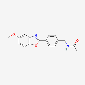 N-[4-(5-methoxy-1,3-benzoxazol-2-yl)benzyl]acetamide