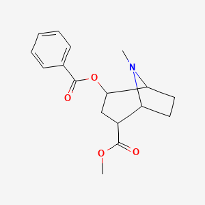 Methyl 4-(benzoyloxy)-8-methyl-8-azabicyclo[3.2.1]octane-2-carboxylate