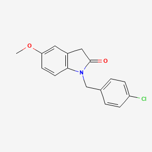 1-(4-chlorobenzyl)-5-methoxy-1,3-dihydro-2H-indol-2-one