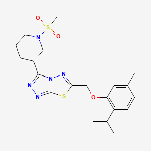 6-[(2-Isopropyl-5-methylphenoxy)methyl]-3-[1-(methylsulfonyl)-3-piperidinyl][1,2,4]triazolo[3,4-b][1,3,4]thiadiazole