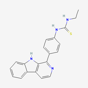 N-[4-(9H-beta-carbolin-1-yl)phenyl]-N'-ethylthiourea