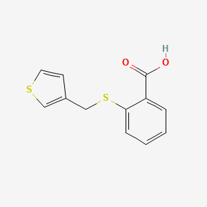 B1337256 2-[(Thien-3-ylmethyl)thio]benzoic acid CAS No. 62688-29-3
