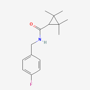 N-(4-fluorobenzyl)-2,2,3,3-tetramethylcyclopropanecarboxamide