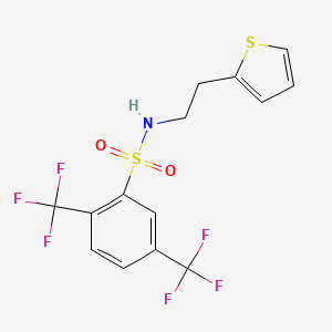 N-[2-(2-thienyl)ethyl]-2,5-bis(trifluoromethyl)benzenesulfonamide