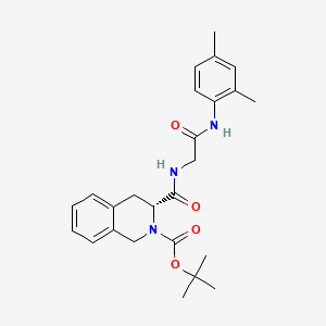 tert-butyl 3-({[2-(2,4-dimethylanilino)-2-oxoethyl]amino}carbonyl)-3,4-dihydro-2(1H)-isoquinolinecarboxylate