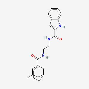 N-{2-[(1-adamantylcarbonyl)amino]ethyl}-1H-indole-2-carboxamide