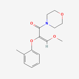 4-[3-Methoxy-2-(2-methylphenoxy)acryloyl]morpholine