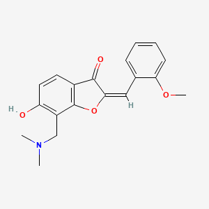 7-[(dimethylamino)methyl]-6-hydroxy-2-(2-methoxybenzylidene)-1-benzofuran-3(2H)-one