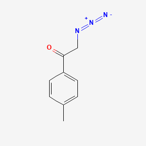 molecular formula C9H9N3O B1337335 2-叠氮基-1-(4-甲基苯基)乙酮 CAS No. 6595-30-8