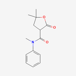 N,5,5-trimethyl-2-oxo-N-phenyltetrahydro-3-furancarboxamide