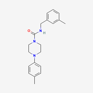 molecular formula C20H25N3O B13373624 N-(3-methylbenzyl)-4-(4-methylphenyl)-1-piperazinecarboxamide 