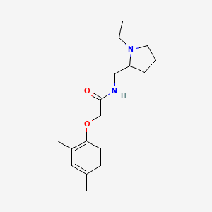 2-(2,4-dimethylphenoxy)-N-[(1-ethyl-2-pyrrolidinyl)methyl]acetamide