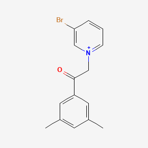 3-Bromo-1-[2-(3,5-dimethylphenyl)-2-oxoethyl]pyridinium