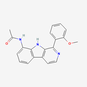 N-[1-(2-methoxyphenyl)-9H-beta-carbolin-8-yl]acetamide