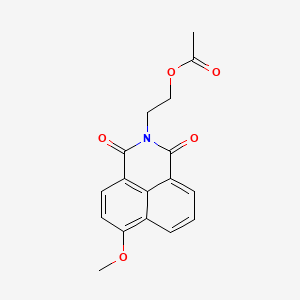 2-(6-methoxy-1,3-dioxo-1H-benzo[de]isoquinolin-2(3H)-yl)ethyl acetate