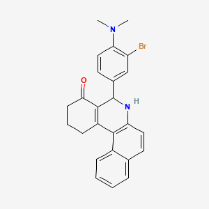 5-[3-bromo-4-(dimethylamino)phenyl]-2,3,5,6-tetrahydrobenzo[a]phenanthridin-4(1H)-one