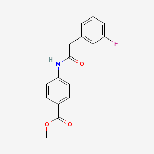 Methyl 4-{[(3-fluorophenyl)acetyl]amino}benzoate